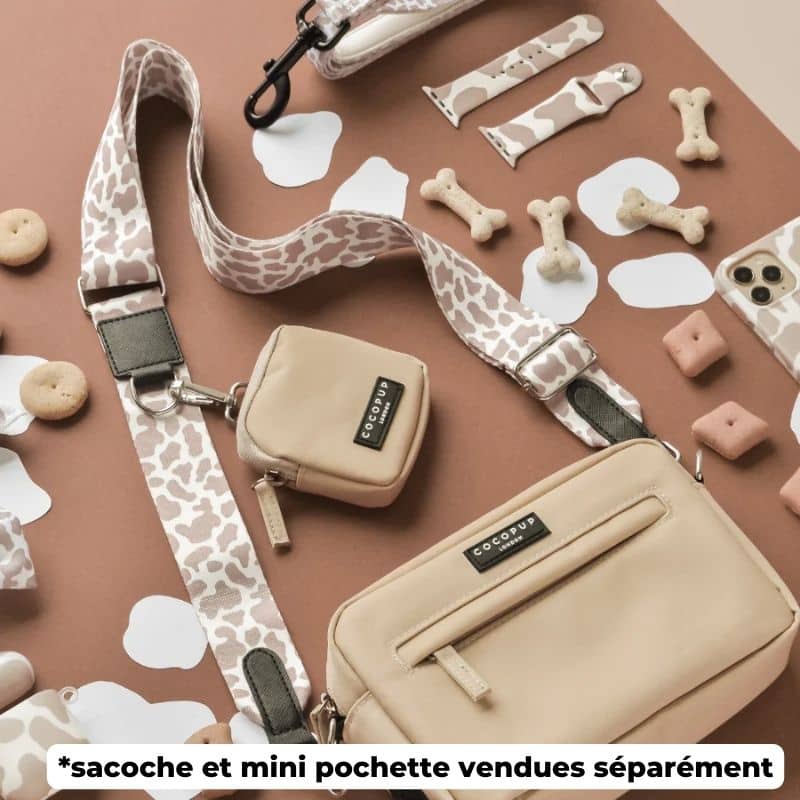 Sacoche - Bag strap vache nude