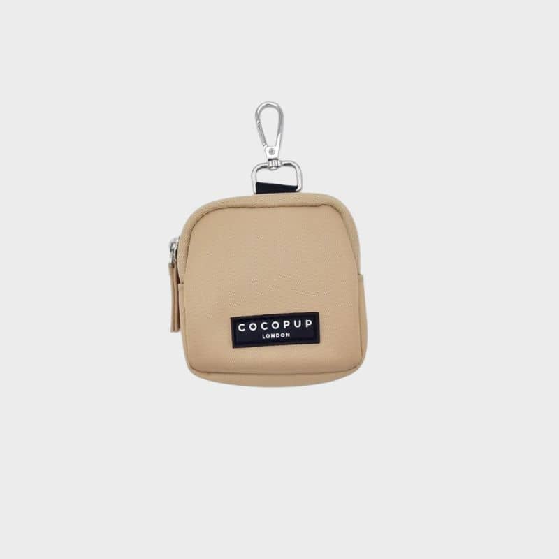 SACOCHE SPÉCIALE BALADE COCOPUP LONDON - DOG WALKING BAG BEIGE – THE WOUF