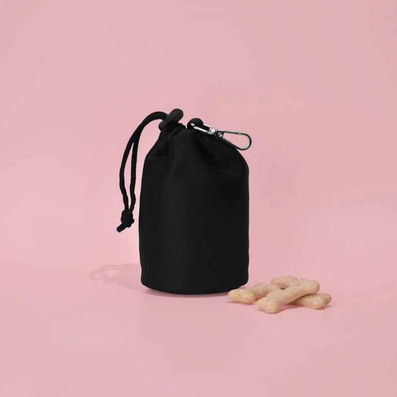 Treat pouch bag - sacoche pour les friandises de chien en noir