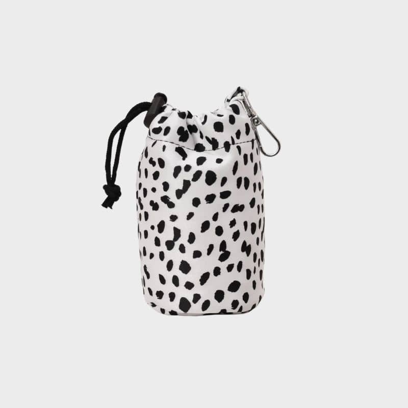 Pochette pour les friandises de chien - monochrome noir & blanc