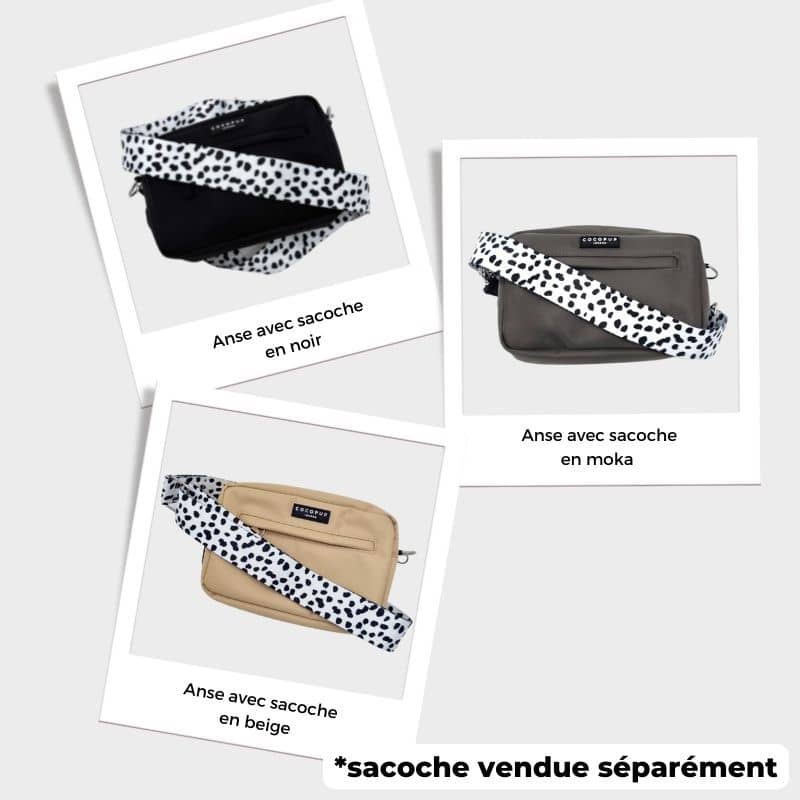 Mix and match avec sangle banane monochrome