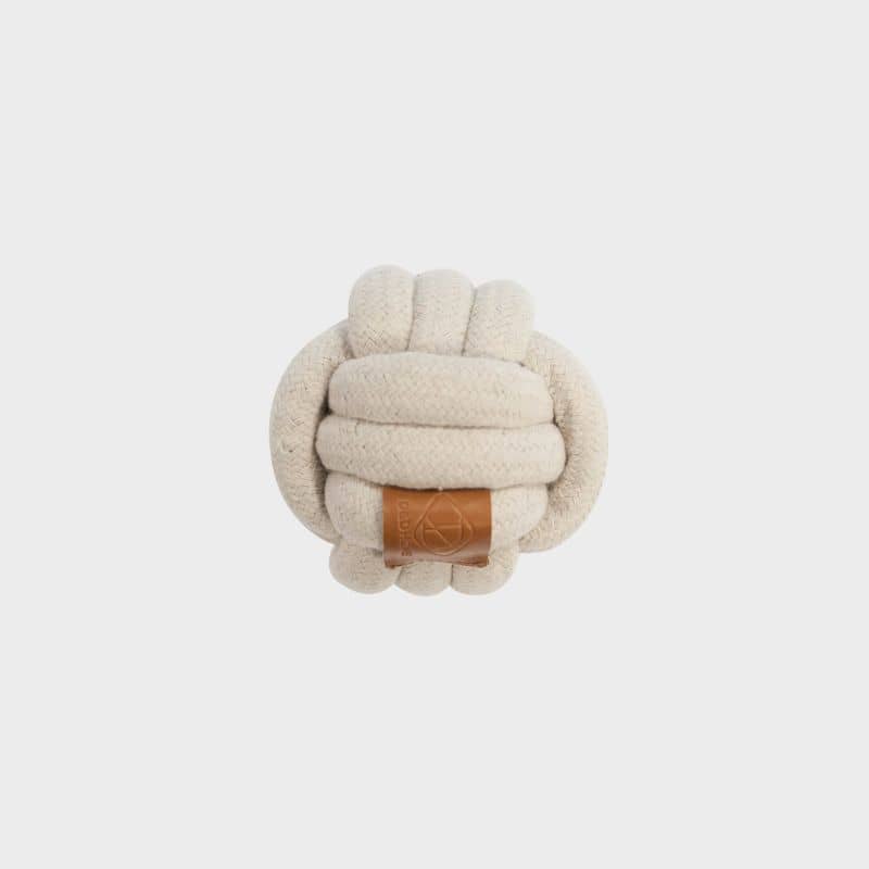 Jouet pour chien en corde coton en forme de balle