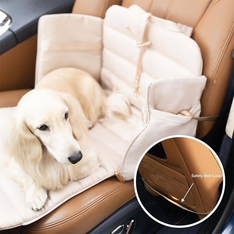 sac de transport pour chien convertible en siège auto et travel mat / tapis de voyage "Everywhere convertible tote bag pet carrier" en noir Pups & Bubs