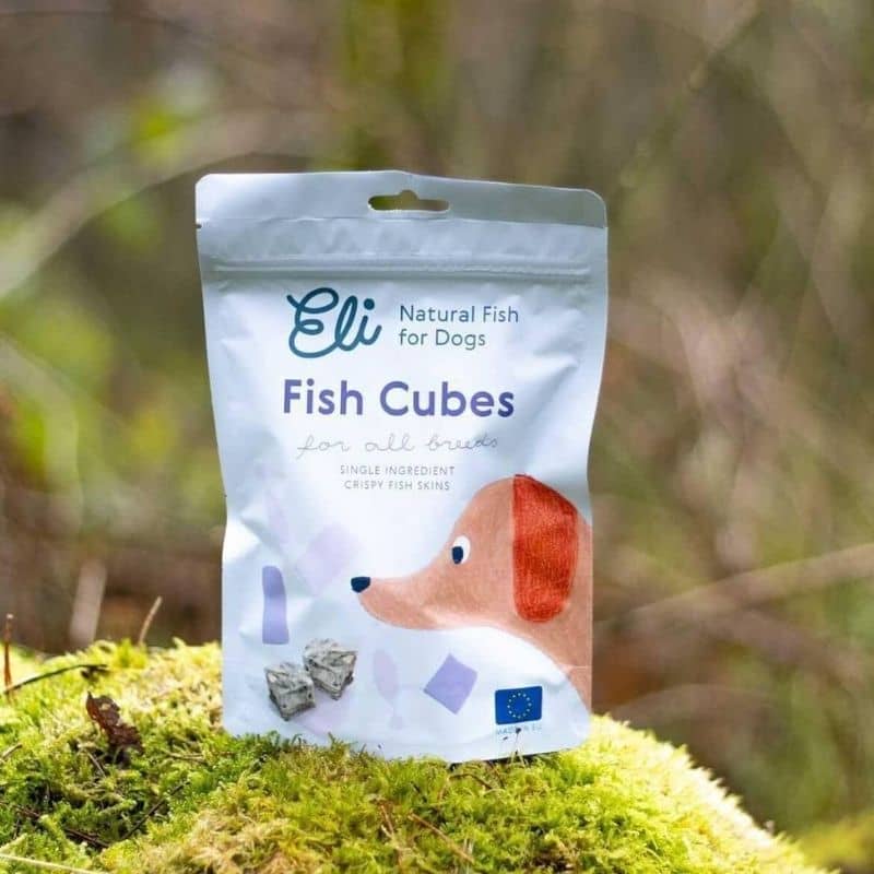 friandises naturelles pour chien au poisson de la marque ELI - Cod cubes de morue