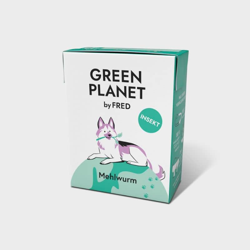 pâtée hypoallergénique pour chien Fred & Felia Green Planet à base d'insectes