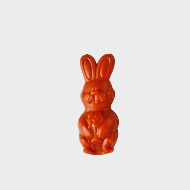 snack dentaire friandise à macher pour chien gout poulet en forme de lapin de paques