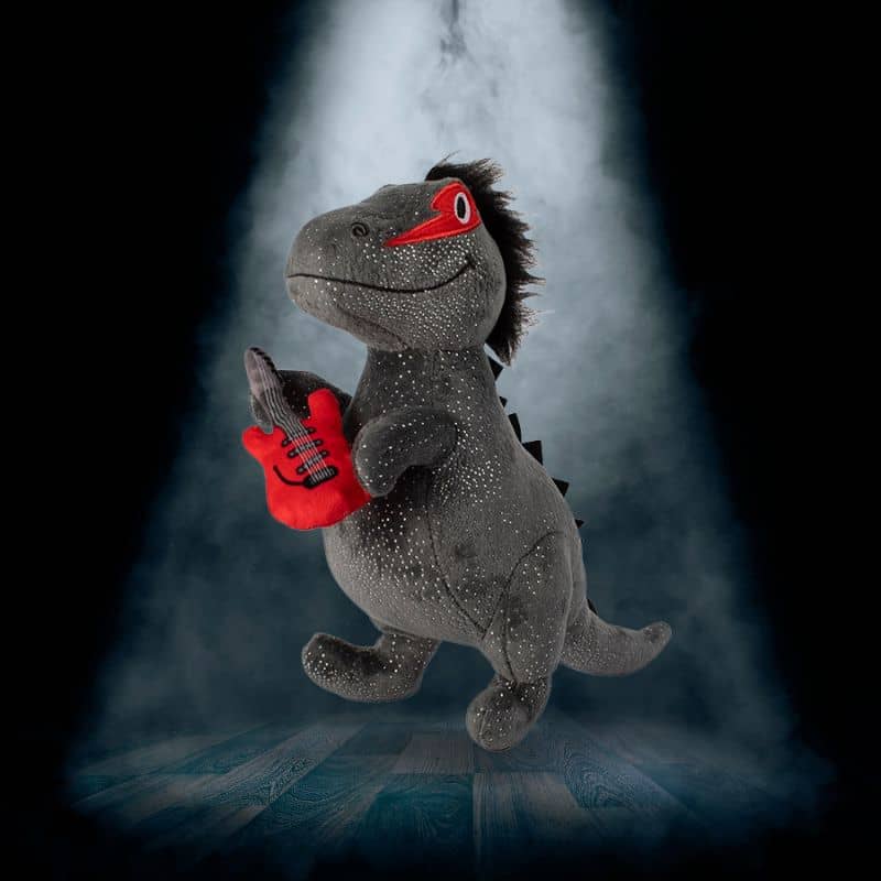 Peluche pour chien dinosaure rock n roll de Fringe