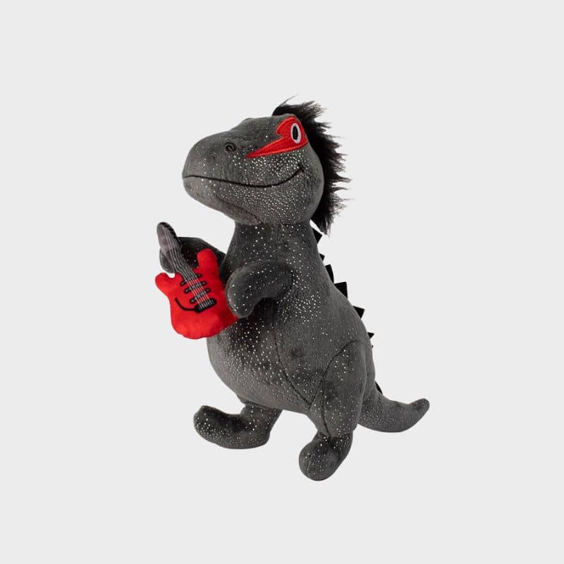 Peluche pour chien dinosaure rocker de Fringe