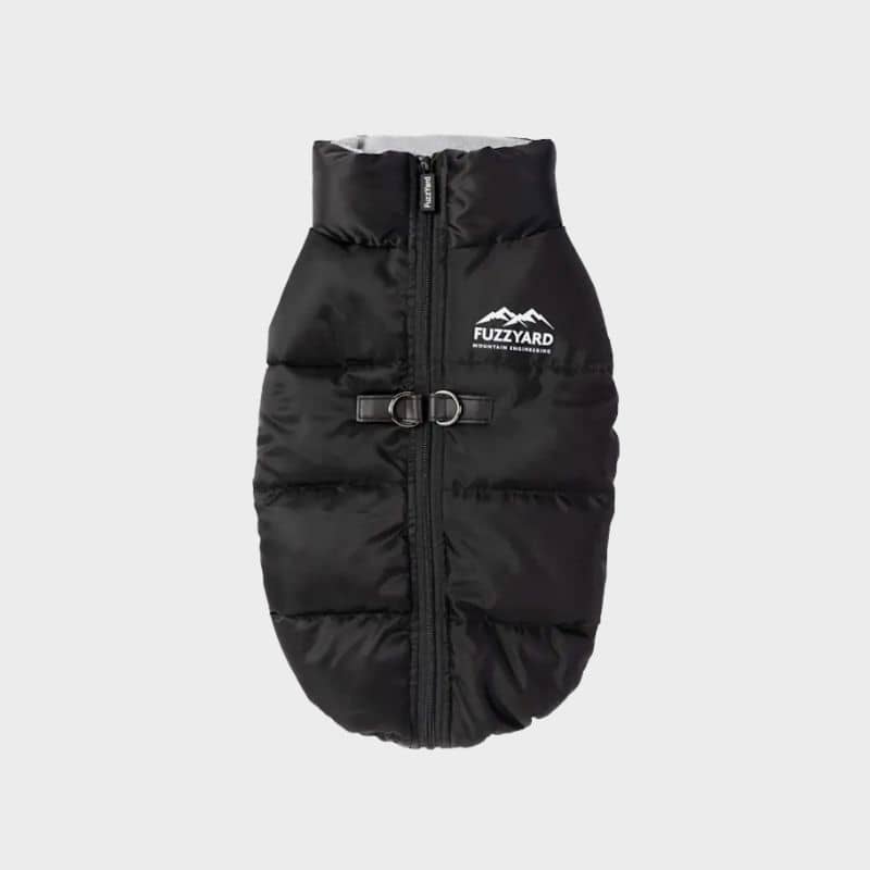 Doudoune pour chien - noir satin