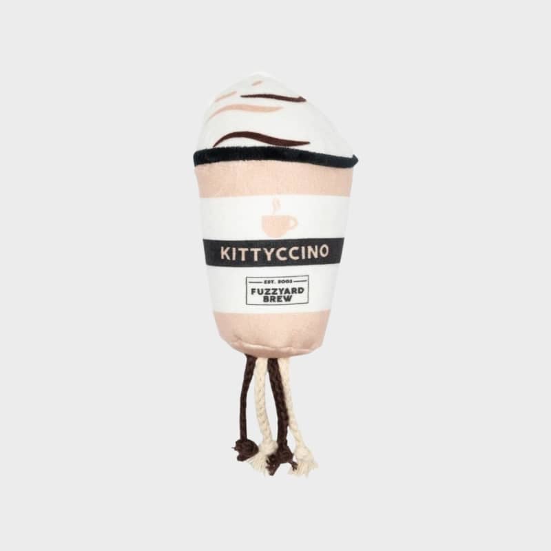 jouet pour chat kittyccino herbe a chat Fuzzyard