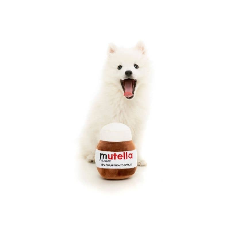 jouet pour chien en forme de pot de Mutella FuzzYard 