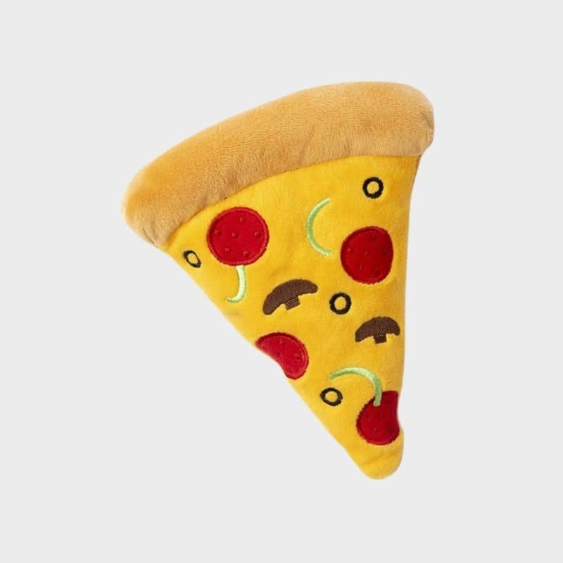jouet pour chien en forme de part de pizza 🍕 FuzzYard