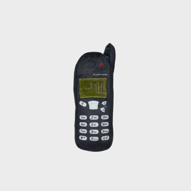 jouet peluche retro pour chien Fuzzyard en forme de téléphone portable 3310 avec jeu snake