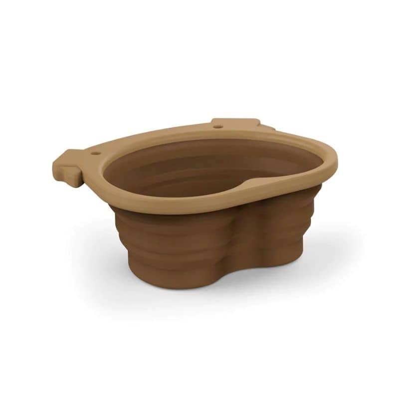 gamelle de voyage pour chien pliable légère et robuste en forme de de tête de chien Howligans