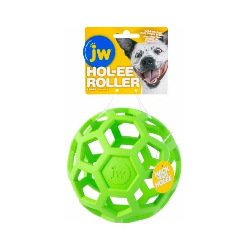 balle résistante et interactive pour chien "HOL-EE Roller" medium de JW Pet