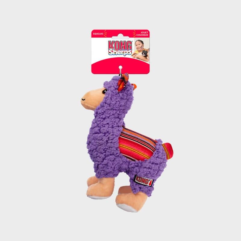 jouet résistant pour chien peluche Sherps llama Kong