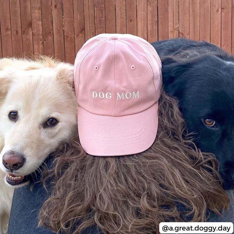 Casquette rose dog mom Lucy&Co