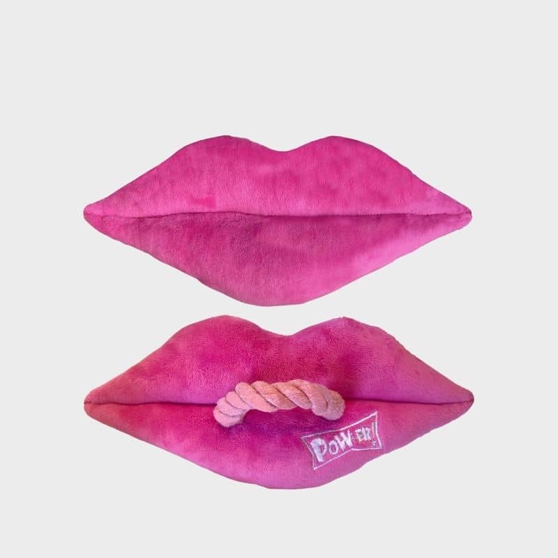 jouet pour chien Hot Lips en forme de bouche 👄 Lulubelles 