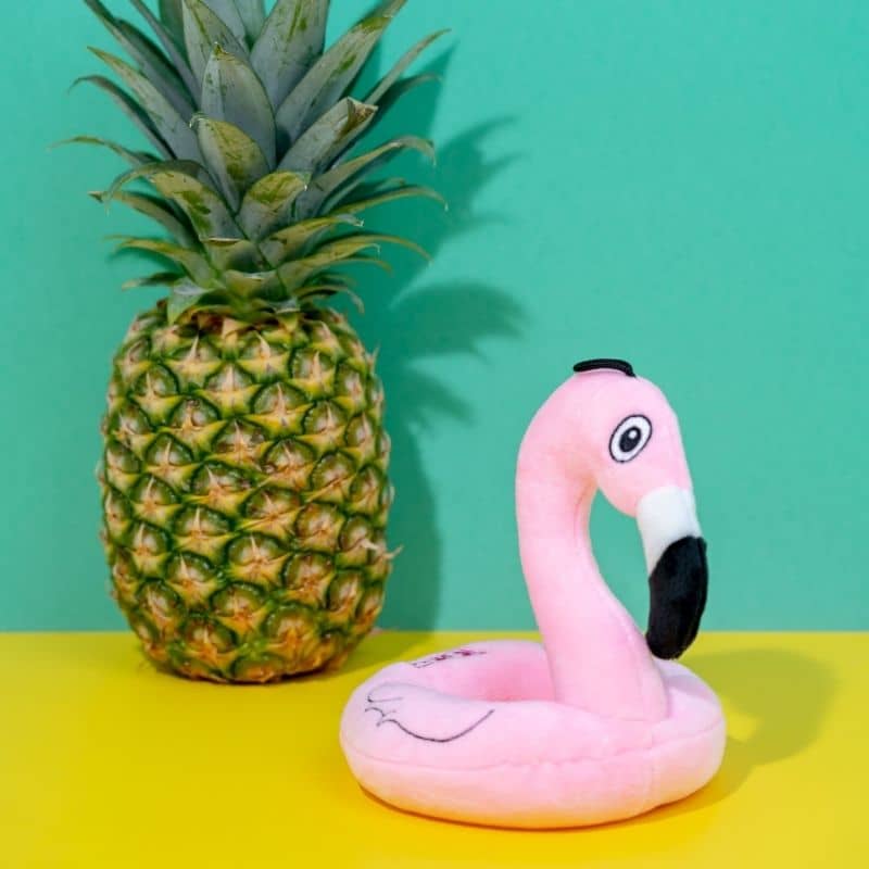 jouet pour chien Flamingo Float en forme de bouée flamant rose 🦩 Lulubelles