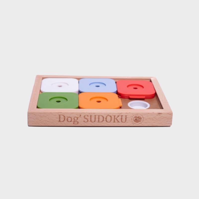 jeu d'intelligence et d'occupation pour chien puzzle Sudoku medium advanced - niveau moyen coloré My Intelligent Pets 