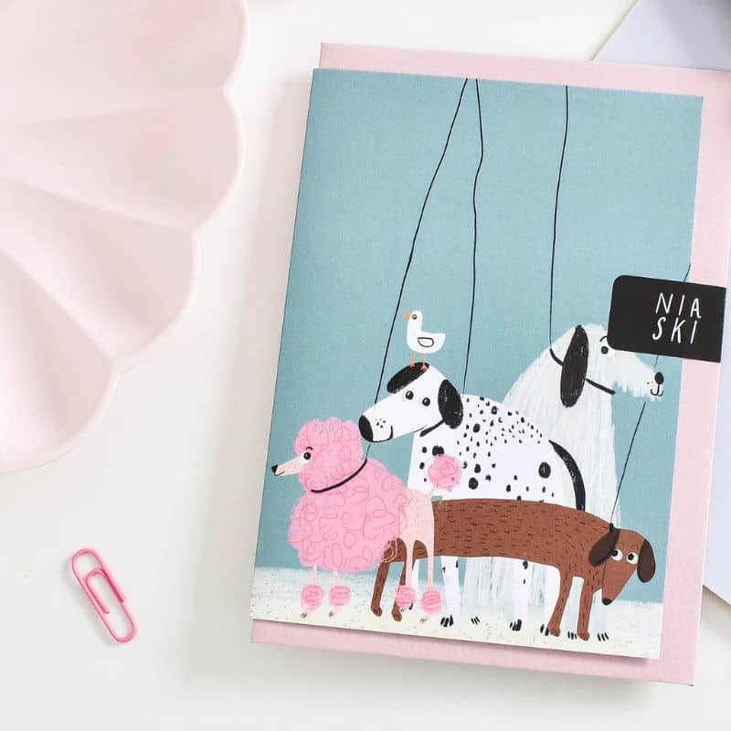 Carte Promenade de chiens