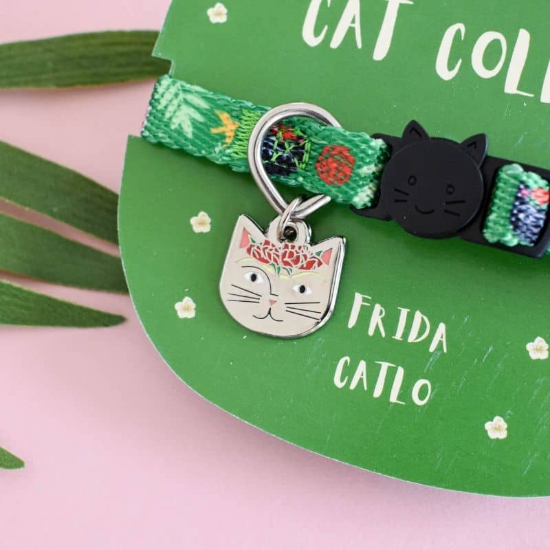 COLLIER POUR CHAT ARTY AVEC MÉDAILLE - FRIDA CATLO