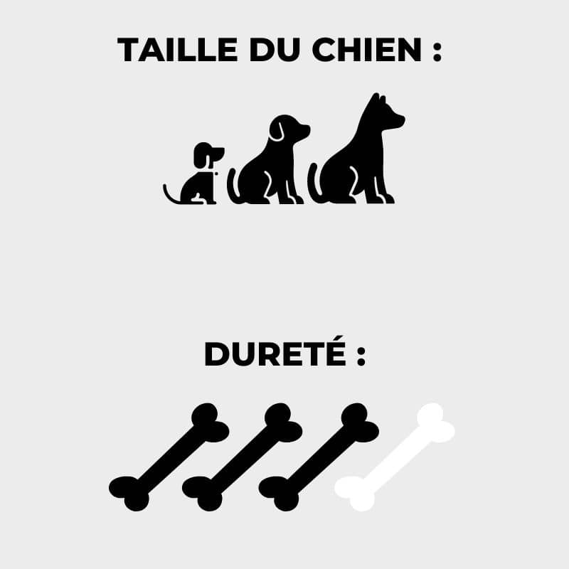 mastication naturelle pour chien oreille de boeuf avec pavillon