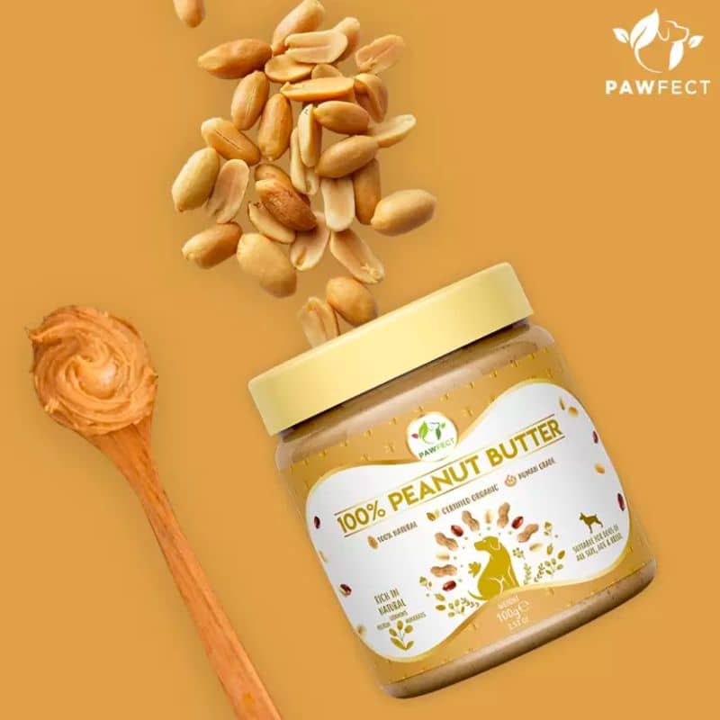 beurre de cacahuéte pour chien sans huile de palme format mini - peanut butter idéal pour tapis de léchage