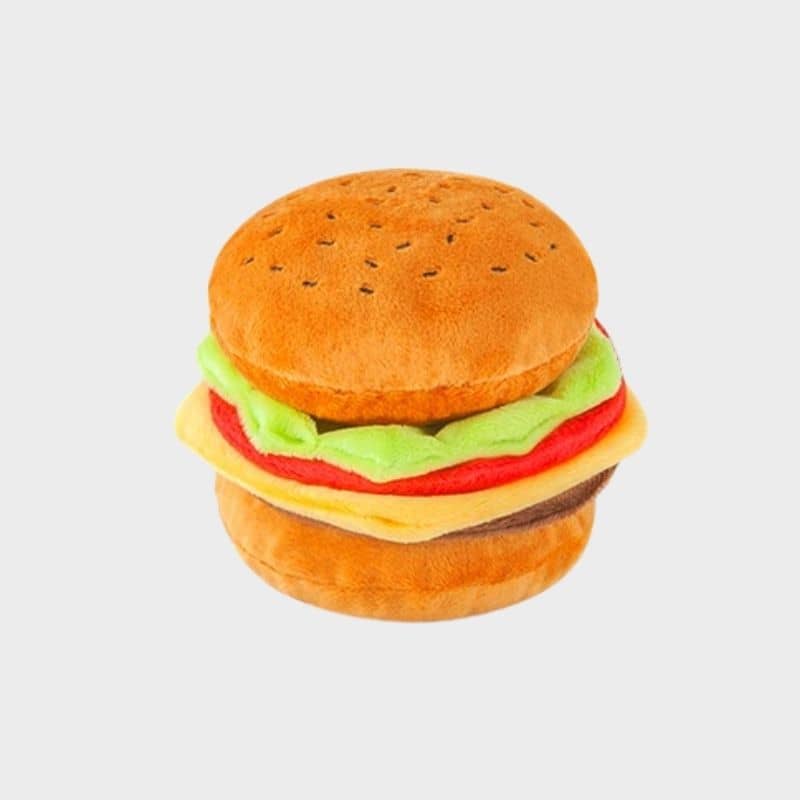 jouet pour chien Barky Burger en forme de burger 🍔 P.L.A.Y