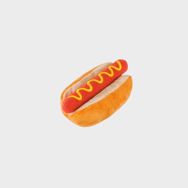 jouet pour chien Hot Diggy Dog en forme de hot dog 🌭 P.L.A.Y. mini