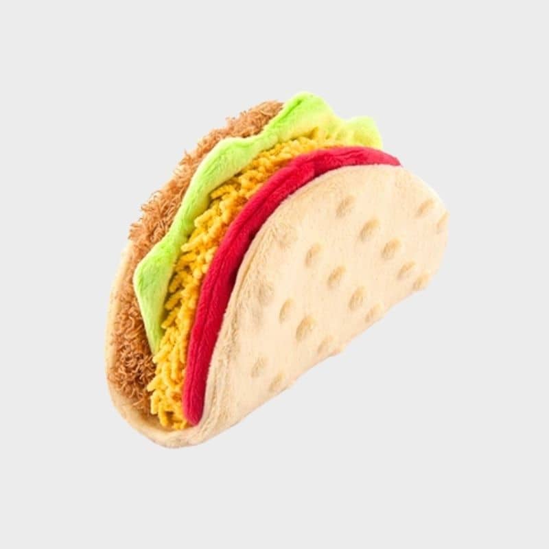 jouet pour chien Tail Waggin' Taco en forme de tacos 🌮 P.L.A.Y.
