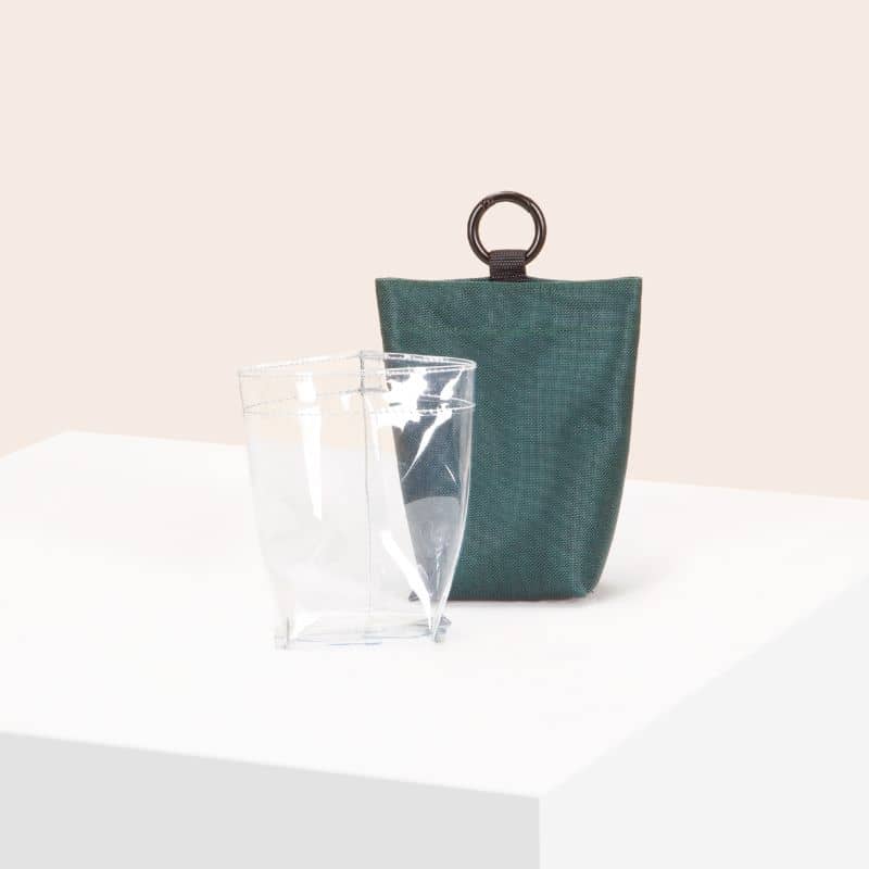 Pochette pour les friandises de chien en vert