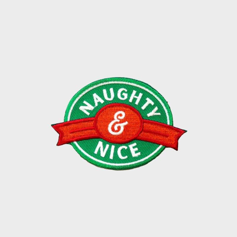 Patch pour chien thermocollant pour Noel - nice and naughty
