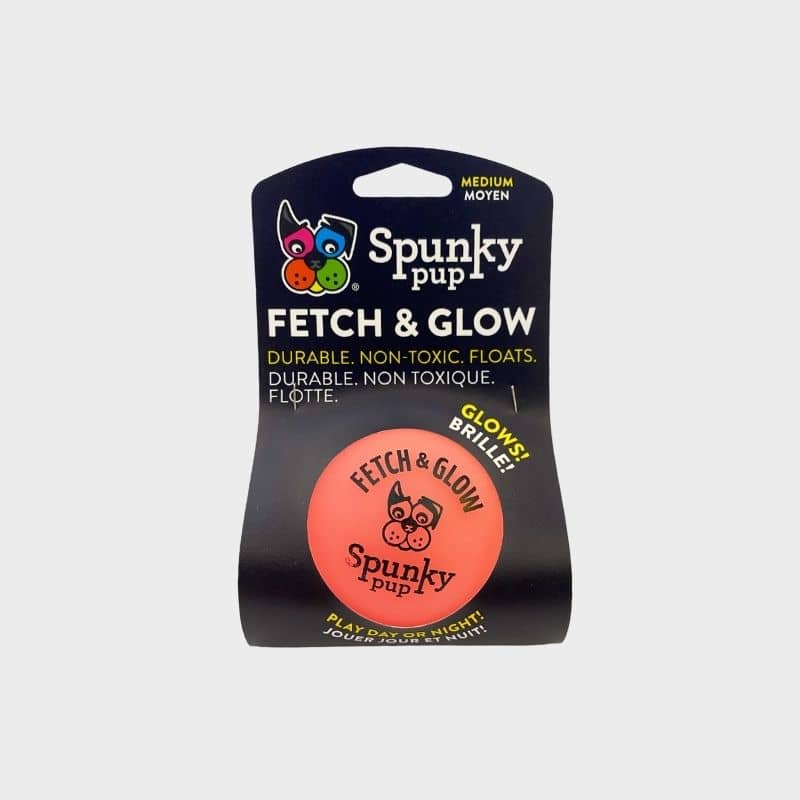 balle phosphorescente pour chien "Fetch & Glow"✨ Spunky Pup