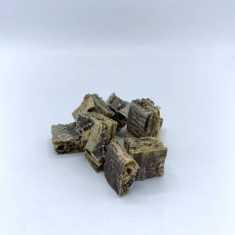 friandises naturelles pour chien cubes de morue