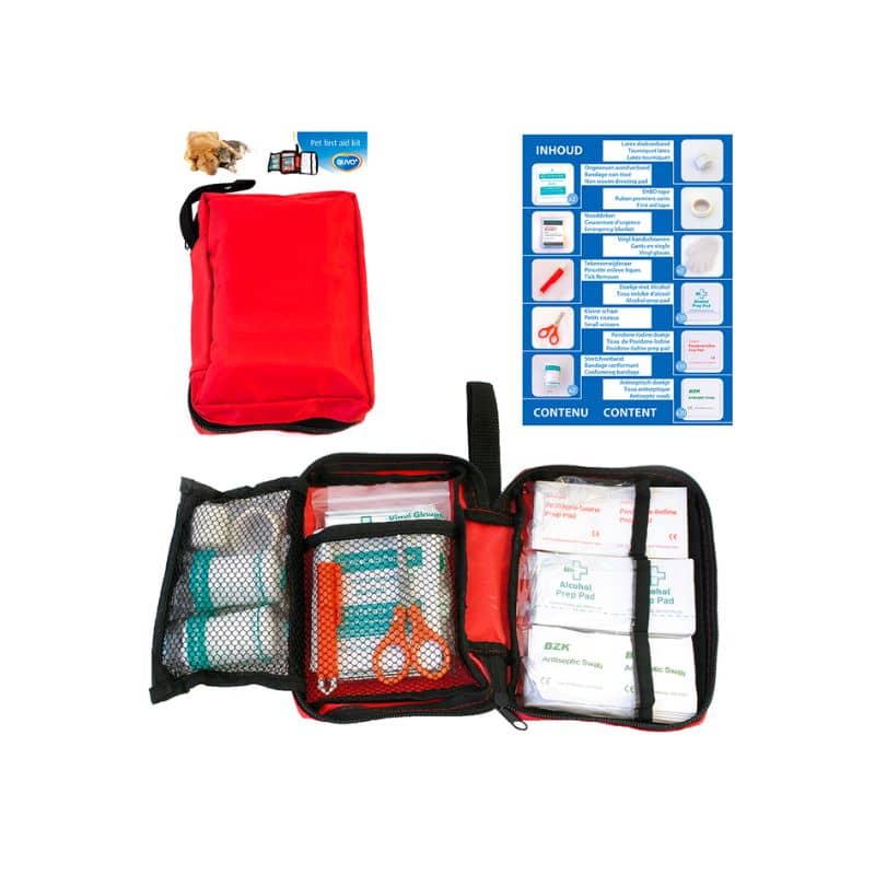 trousse de premiers secours pour chien 