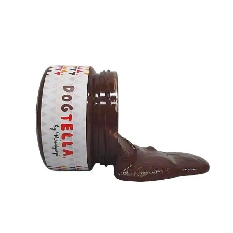 nutella pour chien Dogtella par Waniyanpi : peanut butter avec caroube (le chocolat du chien)