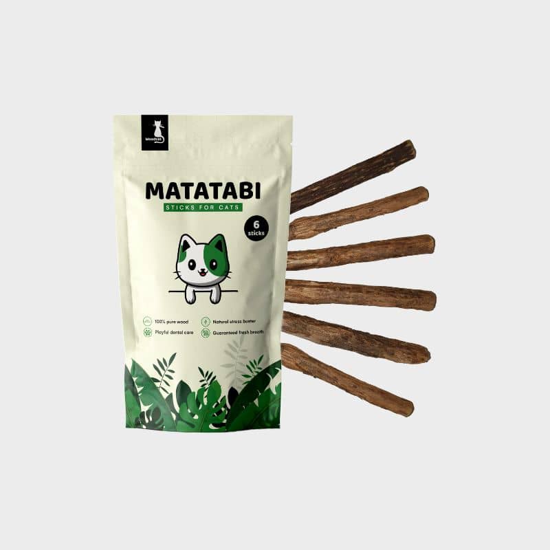 batonnets de Matatabi pour chat Woodcat