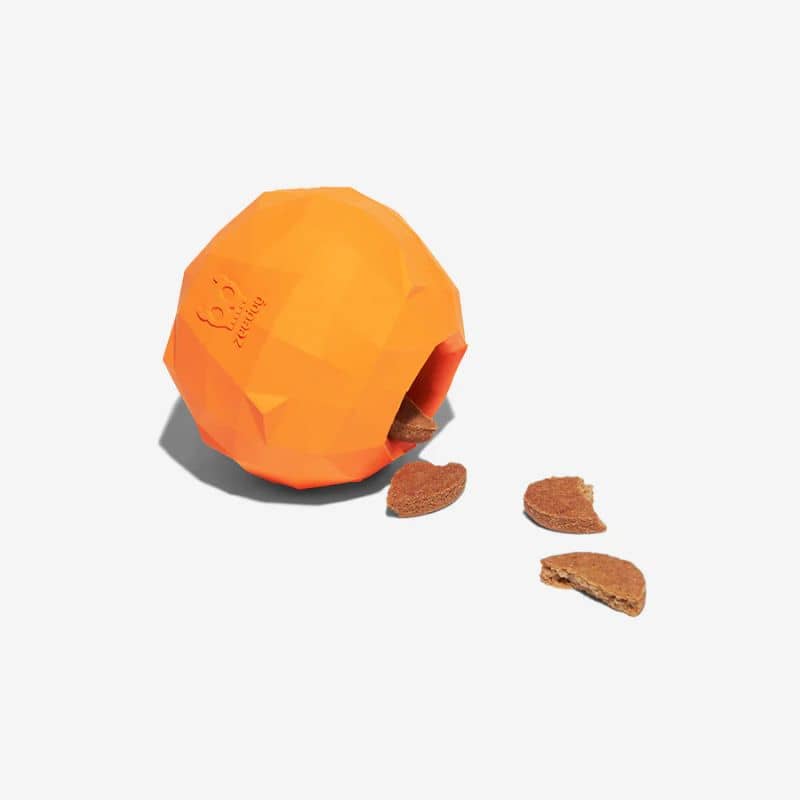 Super orange ZeeDog - jouet d'occupation pour chien