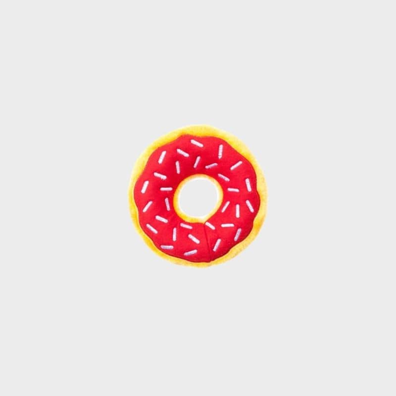  jouet de Noël pour chien en forme de donut de Noel rouge ZippyPaws