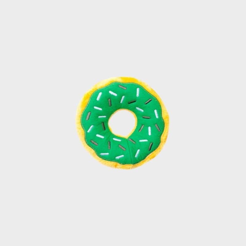  jouet de Noël pour chien en forme de donut de Noel vert ZippyPaws