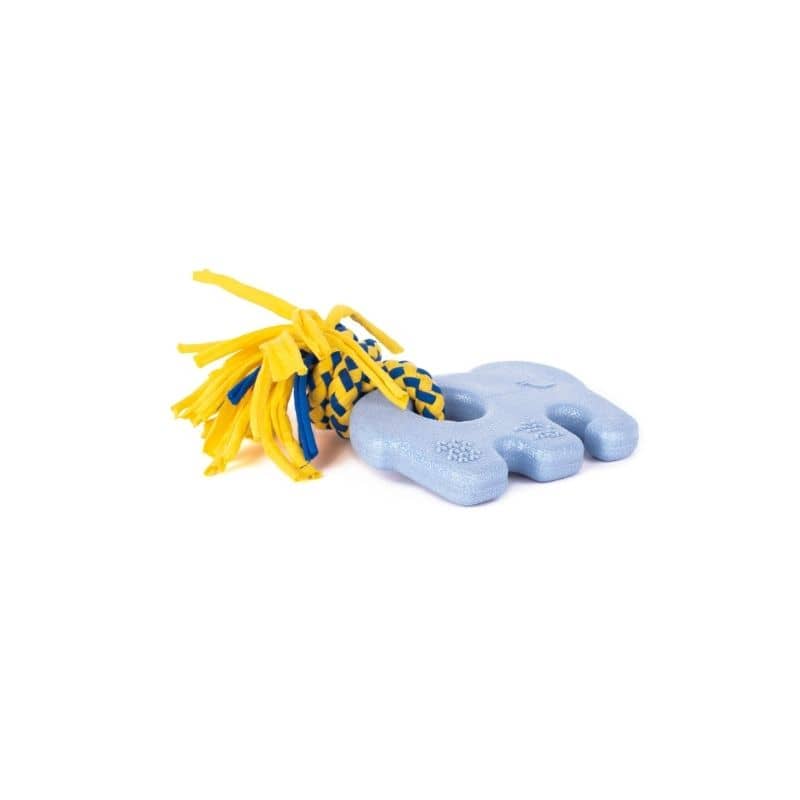 jouet résistant pour chien ou chiot en forme d'éléphant et corde Zippypaws