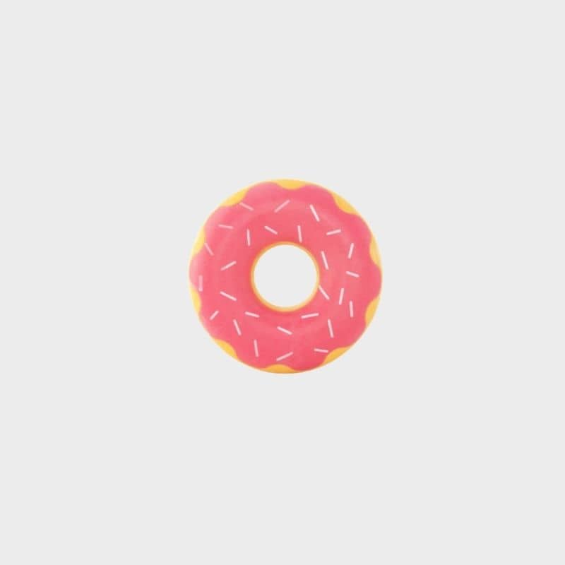 jouet résistant pour chien en forme de délicieux donut à la fraise ZippyPaws